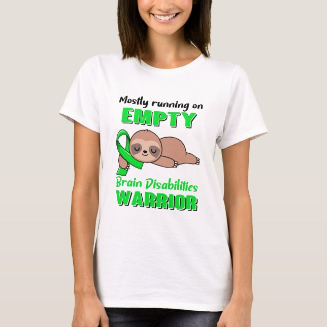 T-shirt Dons de sensibilisation aux déficiences cérébrales (Devant)
