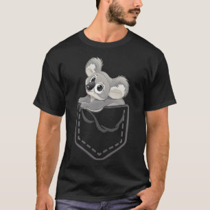 T-shirt Dons mignon Koala Pocket Drôle Cadeau de l'Austral