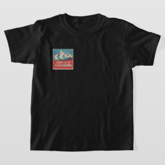 T-shirt "DON'T GET TIRED OF EXPLORING" en lofi style