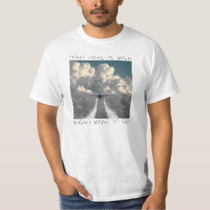 T-shirt Don't make me walk men 1