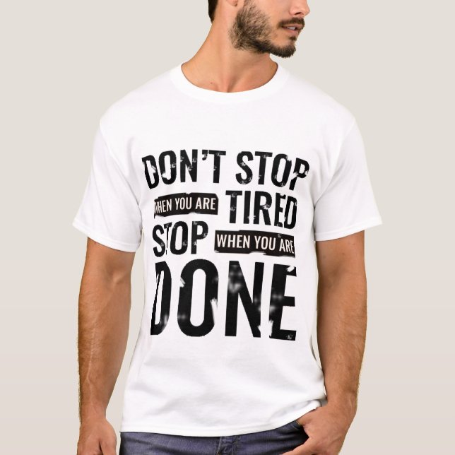 T-shirt don't stop (Front)