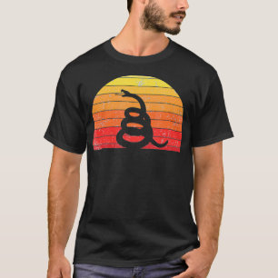 T-shirt Don't Tread Patriot On Me Gadsden Snake Drapeau Ca