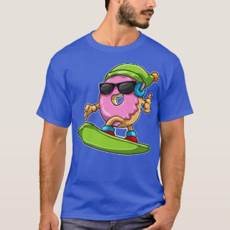 T-shirt Donut au snowboard avec un Bobble de snowboard