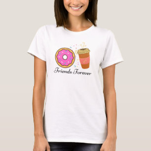 T-shirt Donut Coffee Friends Forever