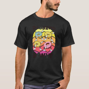 T-shirt Donut Dabbing Beignet Pour Hommes Femmes Rétro