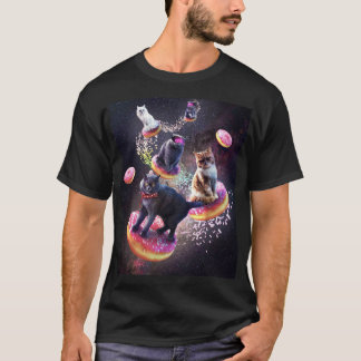 T-shirt Donut de chat de Galaxy - Des chats de l'espace ch