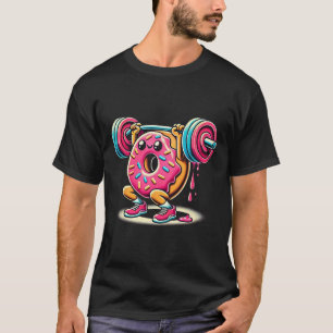 T-shirt Donut Drôle de Bodybuilding Haltérophilie Nourritu