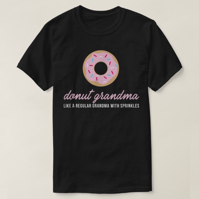 T-shirt Donut Grandma  Funny Cute Sprinkles Trendy Gift  (Design devant)