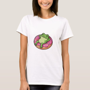 T-shirt Donut Grenouille Décontractée