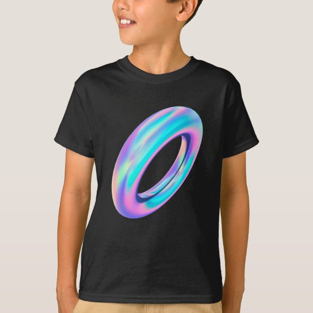 T-shirt Donut holographique (Devant)
