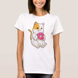 T-shirt Donut mangeur de chats