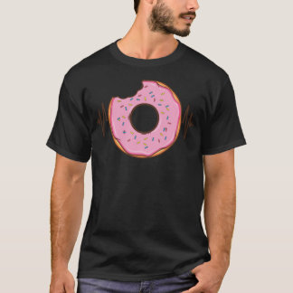 T-shirt Donut rose don de coeur beigne cadeau