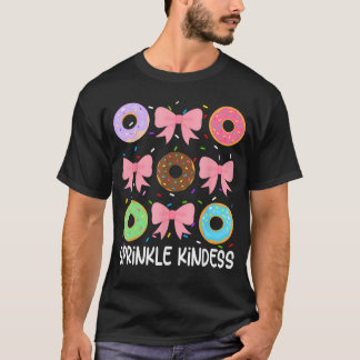 T-shirt Donut Sprinkle Kindness Funny Girls Women Doughnut
