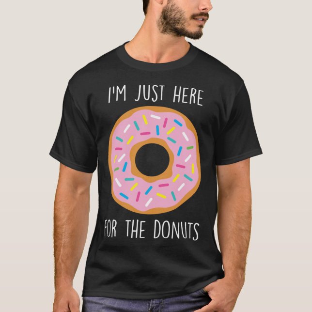 T-shirt Donut Sprinkles Doughnut Fried Dough Sweet Snack D (Devant)