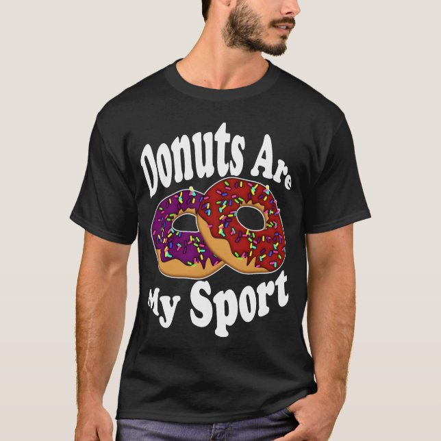 T-shirt Donuts Are My Sport Funny Cooking Chef funny (Devant)