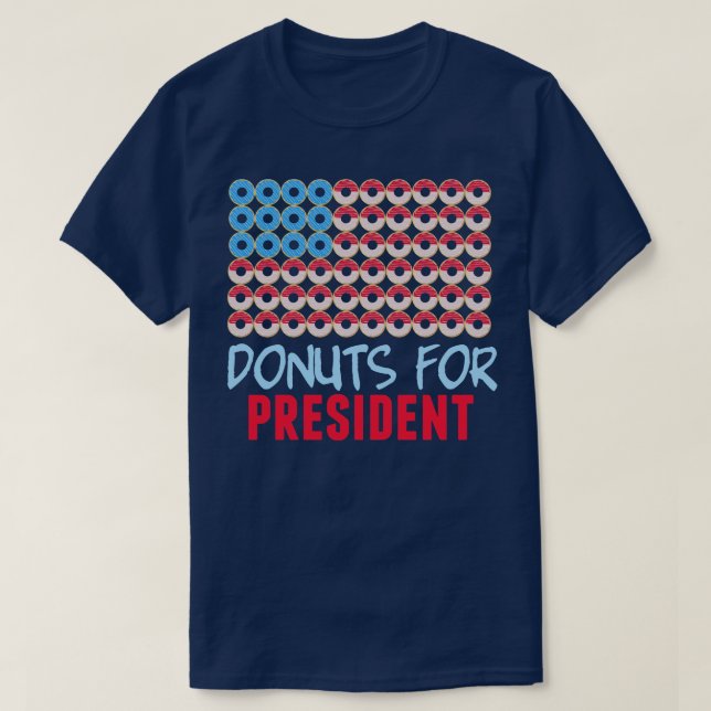 T-shirt Donuts pour le président (Design devant)