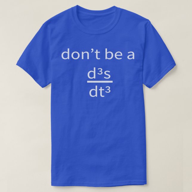 T-shirt Donx27t être d3xdt3 (Design devant)