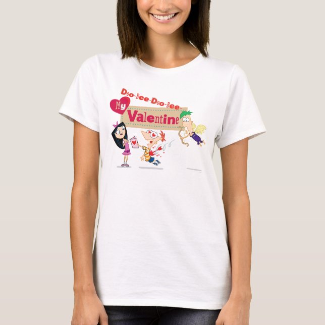 T-shirt Doo-Bee My Valentine (Devant)