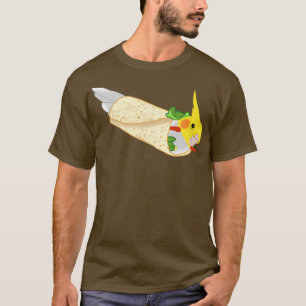 T-shirt doodle à cocktail birbito burrito