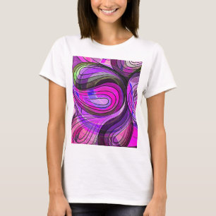 T-shirt Doodle au charbon de bois et à l'eau de rose avec