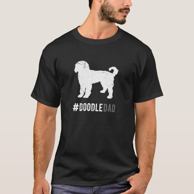 T-shirt Doodle Chien Papa For Men Funny Goldendoodle Chien (Devant)