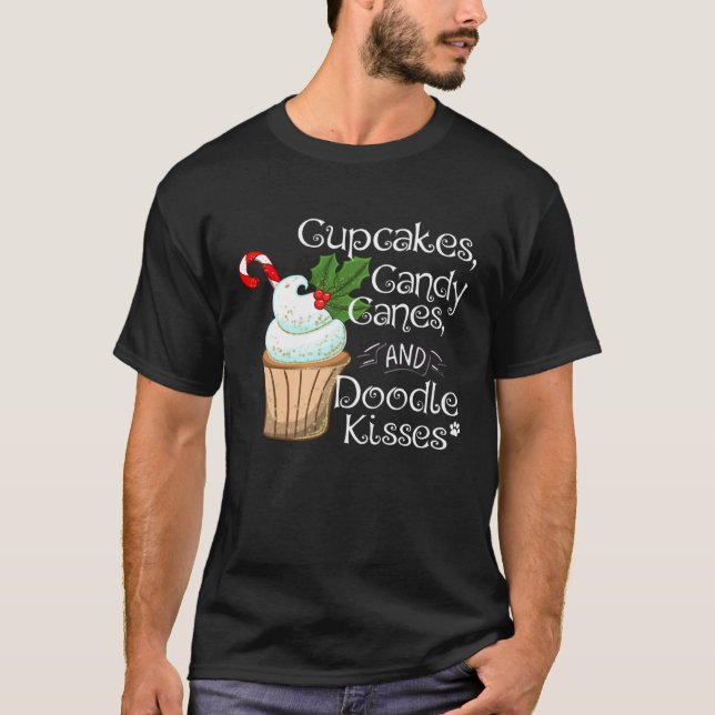 T-shirt Doodle Christmas  Aussiedoodle Bordoodle Sheepadoo (Devant)
