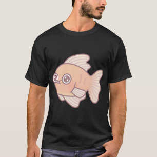 T-shirt Doodle de poisson rouge Goofy