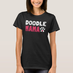 T-shirt Doodle féminin Mama Labradoodle Goldendoodle