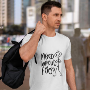T-shirt Doodle Figure Stick en colère