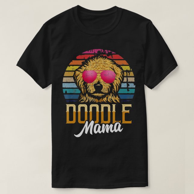 T-shirt Doodle Mama Cadeau Goldendoodle Maman Goldendoodle (Design devant)