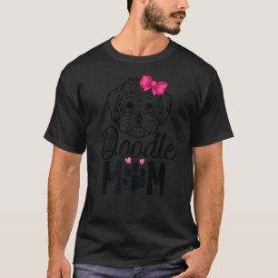 T-shirt Doodle Maman Golden Doodle Propriétaire Chien Mama