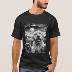 T-shirt Doodle Selfie UFO Labradoodle Goldendoodle Drôle D