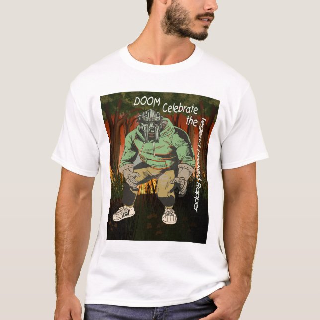 T-shirt DOOM Célébrez la légende du rappeur masqué (Devant)
