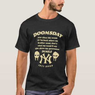 T-shirt Doom Doomsday Ever Since The Womb Rap Music