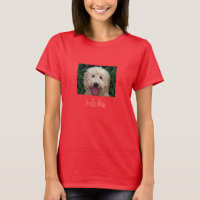T-shirt d'or de griffonnage de Labradoodle