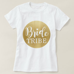 T-shirt d'or de la tribu des mariées Tee - shirts