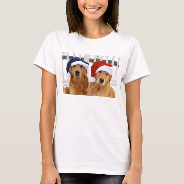 T-shirt d'or de Noël (Devant)