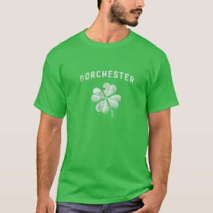 T-shirt Dorchester St Patrick's Day Shamrock Retro Vintage