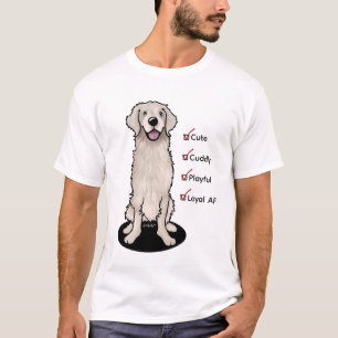 T-shirt doré crème anglaise