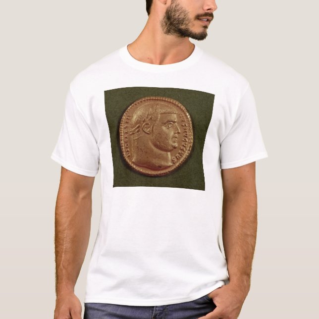T-shirt Doré de Diocletian portant une guirlande de (Devant)