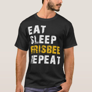 T-shirt dorer frisbee