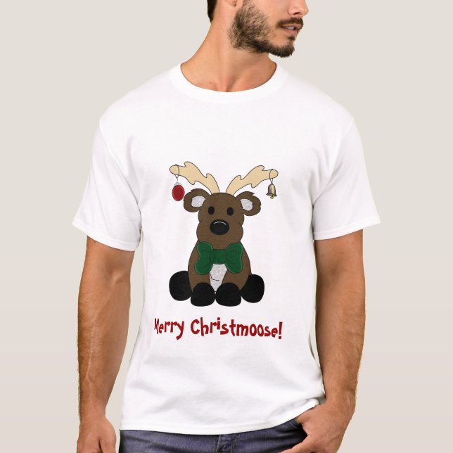 T-shirt "d'orignaux de Noël" (Devant)