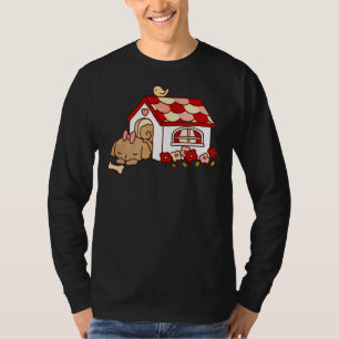 T-shirt Dormir de caniche