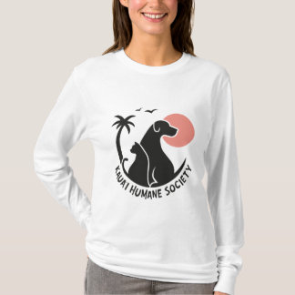 T-shirt Dormir long féminin avec logo KHS couleur