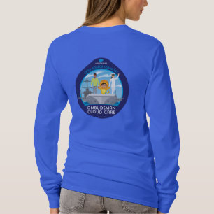 T-shirt Dormir long T avec le logo du dos féminin