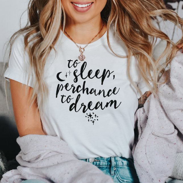 T-shirt Dormir, rêver | Devis de typographie (Créateur téléchargé)