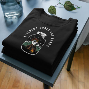 T-shirt Dormir Sous Les Étoiles Camping Extérieur