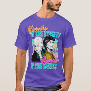 T-shirt Dorothy Dans Les Rues Blanche Dans Le Graphique De