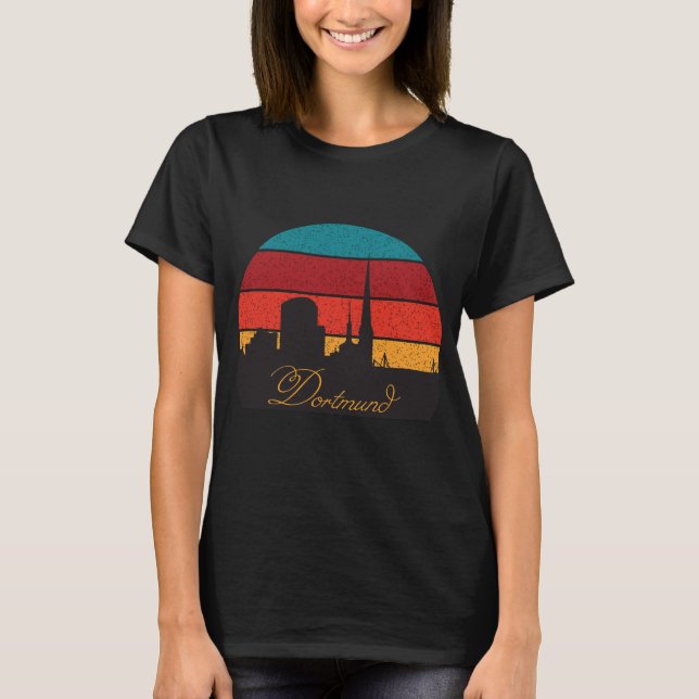 T-shirt Dortmund Silhouette (Devant)