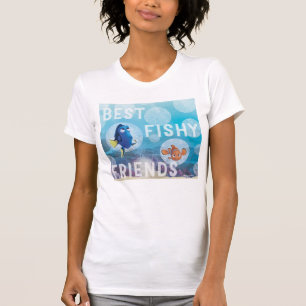 T-shirt Dory et Nemo  Meilleurs amis pêcheurs